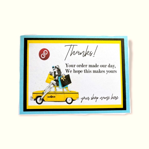 Your Order Made My Day | Thank You Card | Small Business Card - Picture 2 of 8